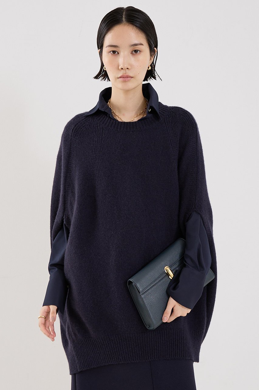 【ザ ストア バイ シー/THE STORE by C】の【COCUCA】カシミヤポンチョニット 人気、トレンドファッション・服の通販 founy(ファニー) 　ファッション　Fashion　レディースファッション　Fashion for Women　トップス・カットソー　Cut & Sew Tops　ニット　Knit Tops & Sweaters　カジュアルプルオーバー・ニットトップス　Pullovers & Knit Tops / Casual Pullovers　イタリア　Italy　カーディガン　Cardigan, Knitwear　ストール　Stole, Wrap　フォルム　Silhouette, Form　other-8|ID: prp329100004715513 ipo3291000000035678600