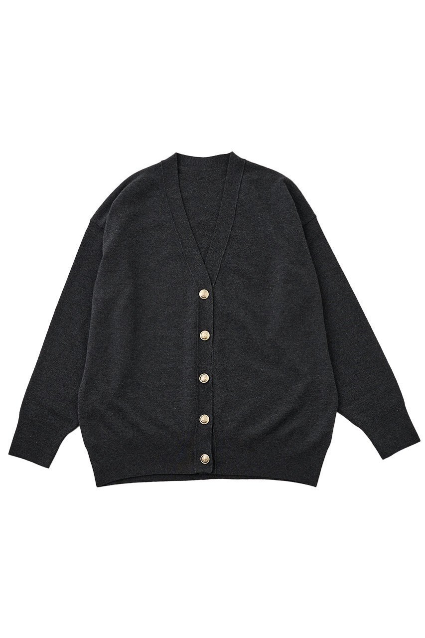 【ザ ストア バイ シー/THE STORE by C】の【COCUCA】オーバーサイズカーディガン インテリア・キッズ・メンズ・レディースファッション・服の通販 founy(ファニー) 　ファッション　Fashion　レディースファッション　Fashion for Women　トップス・カットソー　Cut & Sew Tops　ニット　Knit Tops & Sweaters　カーディガン・羽織り　Layered Style Cardigans　おすすめ　Recommended / Our Picks　なめらか　Smooth, Silky Texture　カーディガン　Cardigan, Knitwear　セットアップ　Set-Up, Coordinated Outfit　ベビー　Baby, Babywear　ラグジュアリー　Luxury, Elegant　リラックス　Relax, Relaxed Fit　新作・新入荷　New Arrivals / New In　チャコールグレー|ID: prp329100004715514 ipo3291000000034069409