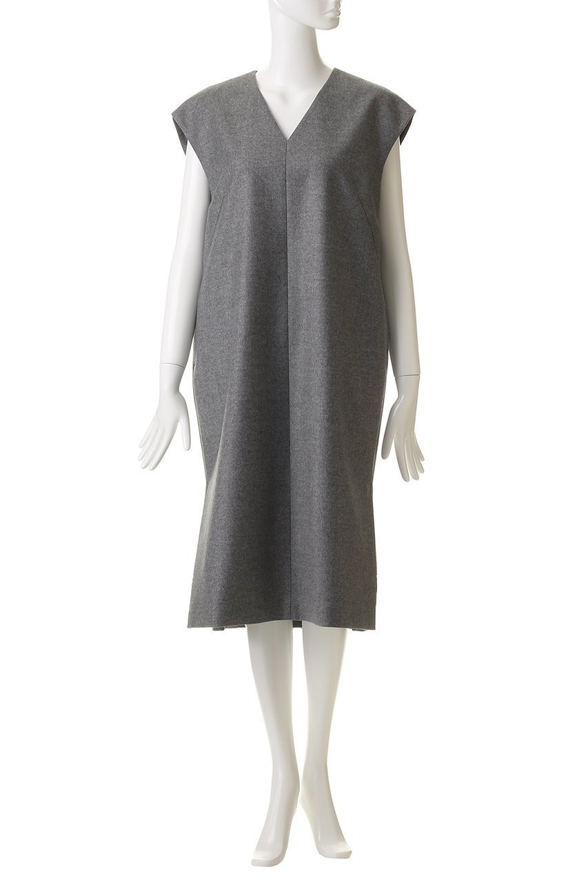 【エブール/ebure】の【店舗限定】ソフトフラノ ノースリーブワンピース 人気、トレンドファッション・服の通販 founy(ファニー) 　ファッション　Fashion　レディースファッション　Fashion for Women　ワンピース　Dresses　チュニック　Tunic Tops & Dresses　おすすめ　Recommended / Our Picks　ウォーム　Warm Fabric　スリット　Slit, Slit Detail　チュニック　Tunic, Long Top　ノースリーブ　Sleeveless, No-Sleeve　パターン　Pattern, Design Print　再入荷　Restock / Back in Stock　other-2|ID: prp329100004715516 ipo3291000000035726237