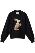 【スリーワン フィリップリム/3.1 Phillip Lim】のRABBIT 刺しゅう ロングスリーブ スウェットシャツ ブラックマルチ|ID: prp329100004716554 ipo3291000000036242781