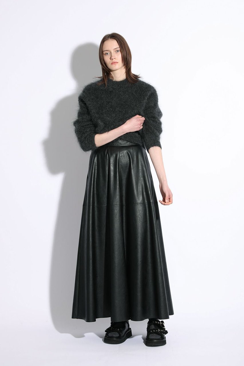 【サクラ/SACRA】のシンセティックレザースカート 人気、トレンドファッション・服の通販 founy(ファニー) ファッション Fashion レディースファッション Fashion for Women スカート Skirts ロングスカート Long Skirts / Maxi & Midi Skirts フェミニン Feminine, Girly フレア Flare, Flared マキシ Maxi, Full Length リラックス Relax, Relaxed Fit ロング Long, Long-Length other-8|ID: prp329100004716564 ipo3291000000035870001