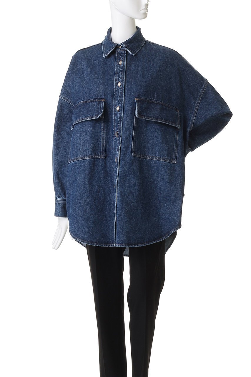 【サクラ/SACRA】のオーセンティックデニムシャツ 人気、トレンドファッション・服の通販 founy(ファニー) 　ファッション　Fashion　レディースファッション　Fashion for Women　トップス・カットソー　Cut & Sew Tops　シャツ・ブラウス・オフィスカジュアル　Elegant Blouses & Button-Ups　シンプル　Simple, Minimal　ジャケット　Jacket, Outerwear　スリーブ　Sleeve, Long Sleeve / Short Sleeve　デニム　Denim, Jeans Material　バランス　Balance, Style Balance　ロング　Long, Long-Length　ヴィンテージ　Vintage Style　新作・新入荷　New Arrivals / New In　other-2|ID: prp329100004716565 ipo3291000000034078469