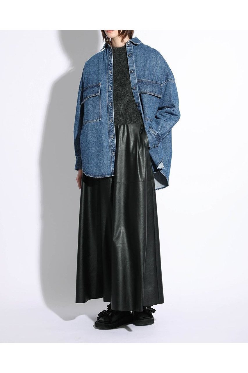 【サクラ/SACRA】のオーセンティックデニムシャツ 人気、トレンドファッション・服の通販 founy(ファニー) 　ファッション　Fashion　レディースファッション　Fashion for Women　トップス・カットソー　Cut & Sew Tops　シャツ・ブラウス・オフィスカジュアル　Elegant Blouses & Button-Ups　シンプル　Simple, Minimal　ジャケット　Jacket, Outerwear　スリーブ　Sleeve, Long Sleeve / Short Sleeve　デニム　Denim, Jeans Material　バランス　Balance, Style Balance　ロング　Long, Long-Length　ヴィンテージ　Vintage Style　新作・新入荷　New Arrivals / New In　other-6|ID: prp329100004716565 ipo3291000000034078473