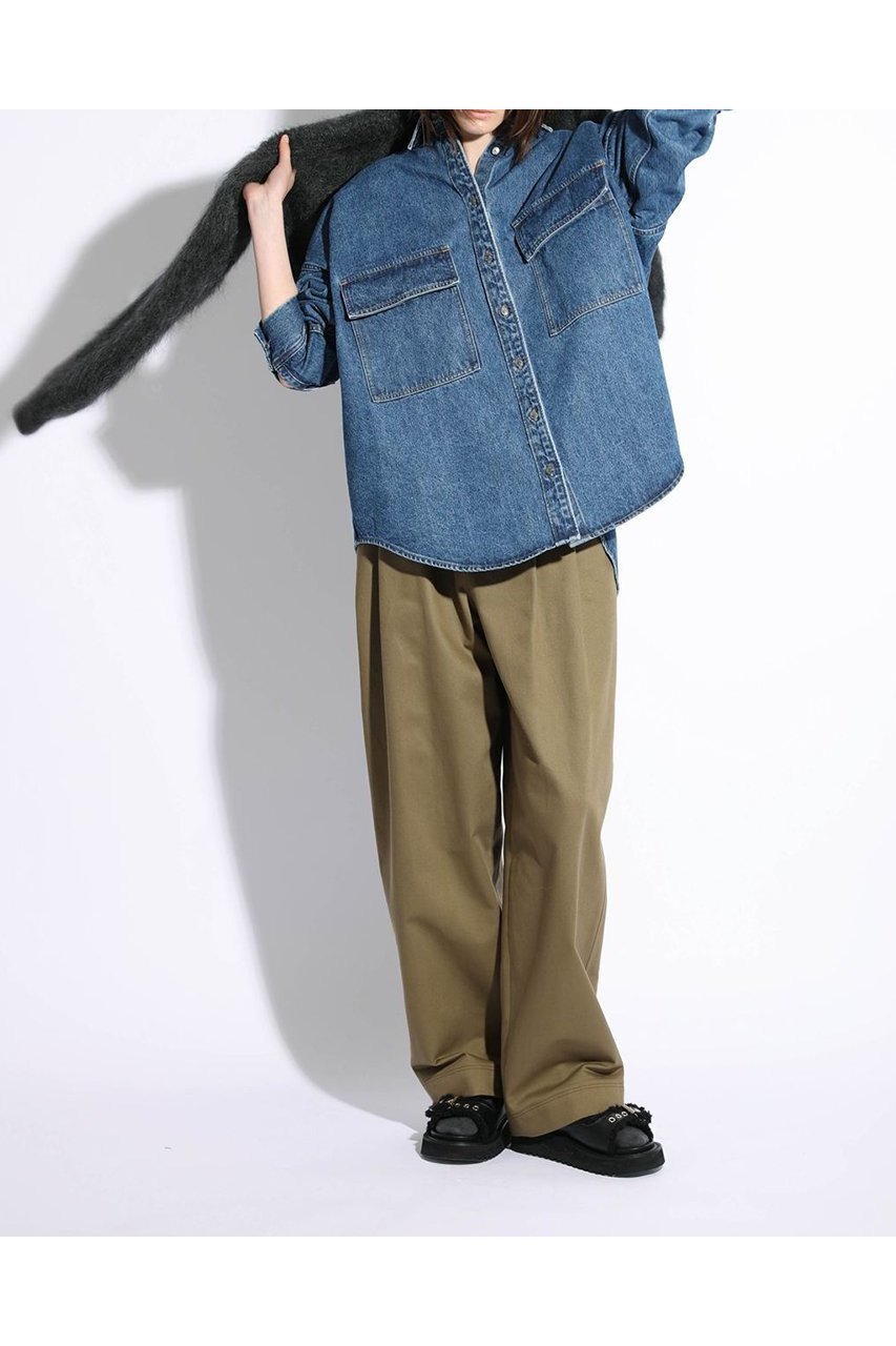 【サクラ/SACRA】のオーセンティックデニムシャツ 人気、トレンドファッション・服の通販 founy(ファニー) 　ファッション　Fashion　レディースファッション　Fashion for Women　トップス・カットソー　Cut & Sew Tops　シャツ・ブラウス・オフィスカジュアル　Elegant Blouses & Button-Ups　シンプル　Simple, Minimal　ジャケット　Jacket, Outerwear　スリーブ　Sleeve, Long Sleeve / Short Sleeve　デニム　Denim, Jeans Material　バランス　Balance, Style Balance　ロング　Long, Long-Length　ヴィンテージ　Vintage Style　新作・新入荷　New Arrivals / New In　other-7|ID: prp329100004716565 ipo3291000000034078474