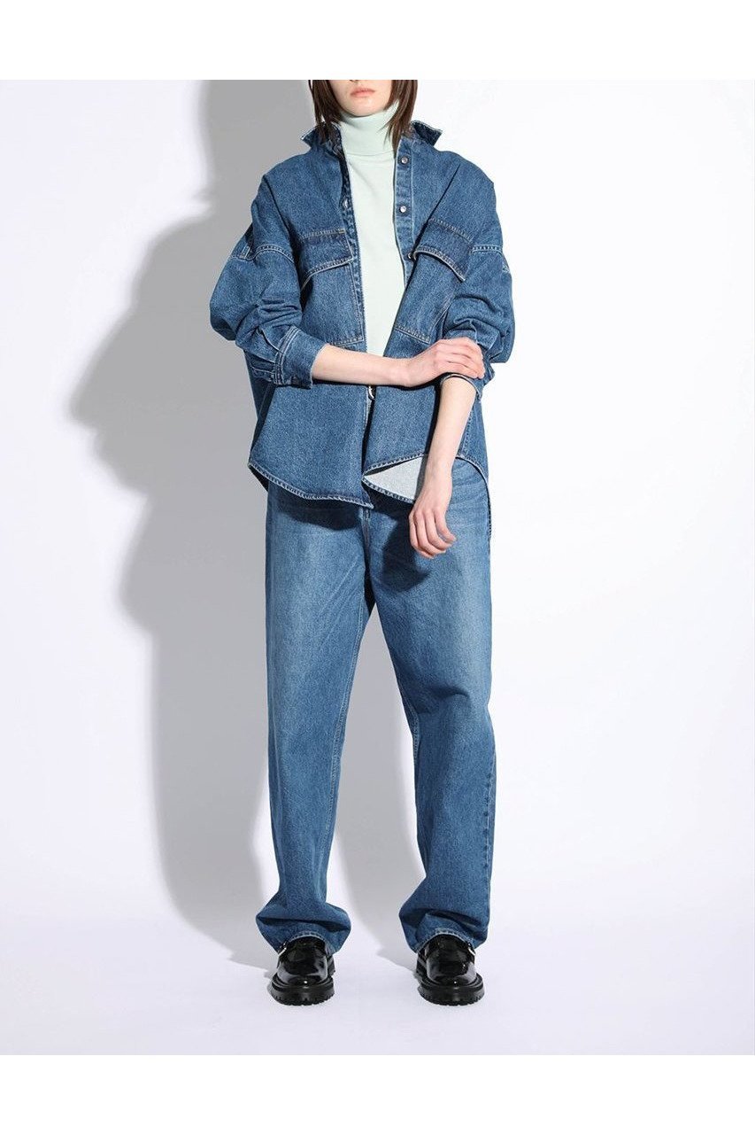 【サクラ/SACRA】のオーセンティックデニムシャツ 人気、トレンドファッション・服の通販 founy(ファニー) 　ファッション　Fashion　レディースファッション　Fashion for Women　トップス・カットソー　Cut & Sew Tops　シャツ・ブラウス・オフィスカジュアル　Elegant Blouses & Button-Ups　シンプル　Simple, Minimal　ジャケット　Jacket, Outerwear　スリーブ　Sleeve, Long Sleeve / Short Sleeve　デニム　Denim, Jeans Material　バランス　Balance, Style Balance　ロング　Long, Long-Length　ヴィンテージ　Vintage Style　新作・新入荷　New Arrivals / New In　other-8|ID: prp329100004716565 ipo3291000000034078475
