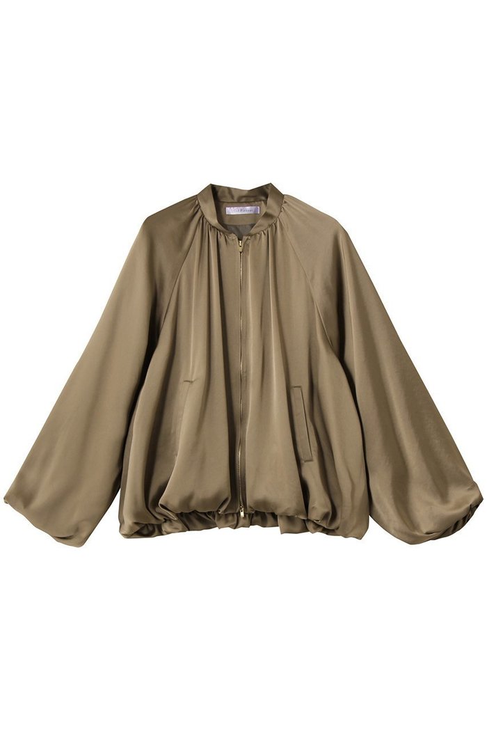 【コルピエロ/Col Pierrot】のサテンブルゾン インテリア・キッズ・メンズ・レディースファッション・服の通販 founy(ファニー) https://founy.com/ ファッション Fashion レディースファッション Fashion for Women アウター Coat / Outerwear Collection レディースジャケット・軽アウター Jackets ブルゾンジャケット・スポーティアウター Blouson Jackets ギャザー Gathered, Ruffled サテン Satin, Glossy Fabric シンプル Simple, Minimal ジャケット Jacket, Outerwear セットアップ Set-Up, Coordinated Outfit ブルゾン Blouson, Bomber Jacket エレガント 上品 Elegant |ID: prp329100004716570 ipo3291000000036242850
