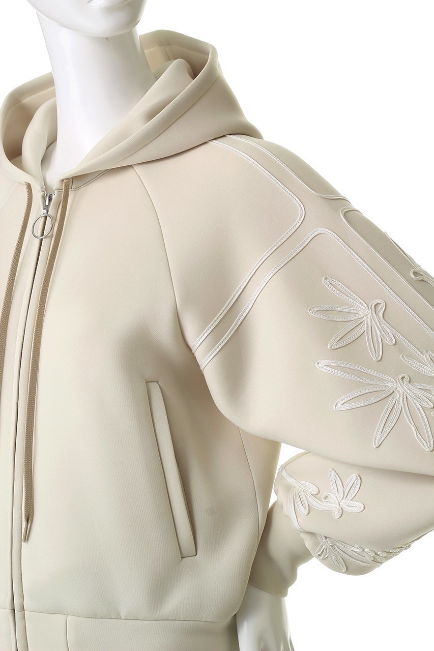 【ロキト/LOKITHO】のコード エンブロイダリー ジップアップ フーディー 人気、トレンドファッション・服の通販 founy(ファニー) ファッション Fashion レディースファッション Fashion for Women アウター Coat / Outerwear Collection レディースジャケット・軽アウター Jackets ブルゾンジャケット・スポーティアウター Blouson Jackets エンブロイダリー Embroidery Design ショート Short, Short Length ジップアップ Zip-Up, Full Zip ジャケット Jacket, Outerwear スリーブ Sleeve, Long Sleeve / Short Sleeve トレンド Trend, Trending Now バランス Balance, Style Balance ブルゾン Blouson, Bomber Jacket other-5|ID: prp329100004716571 ipo3291000000035571504