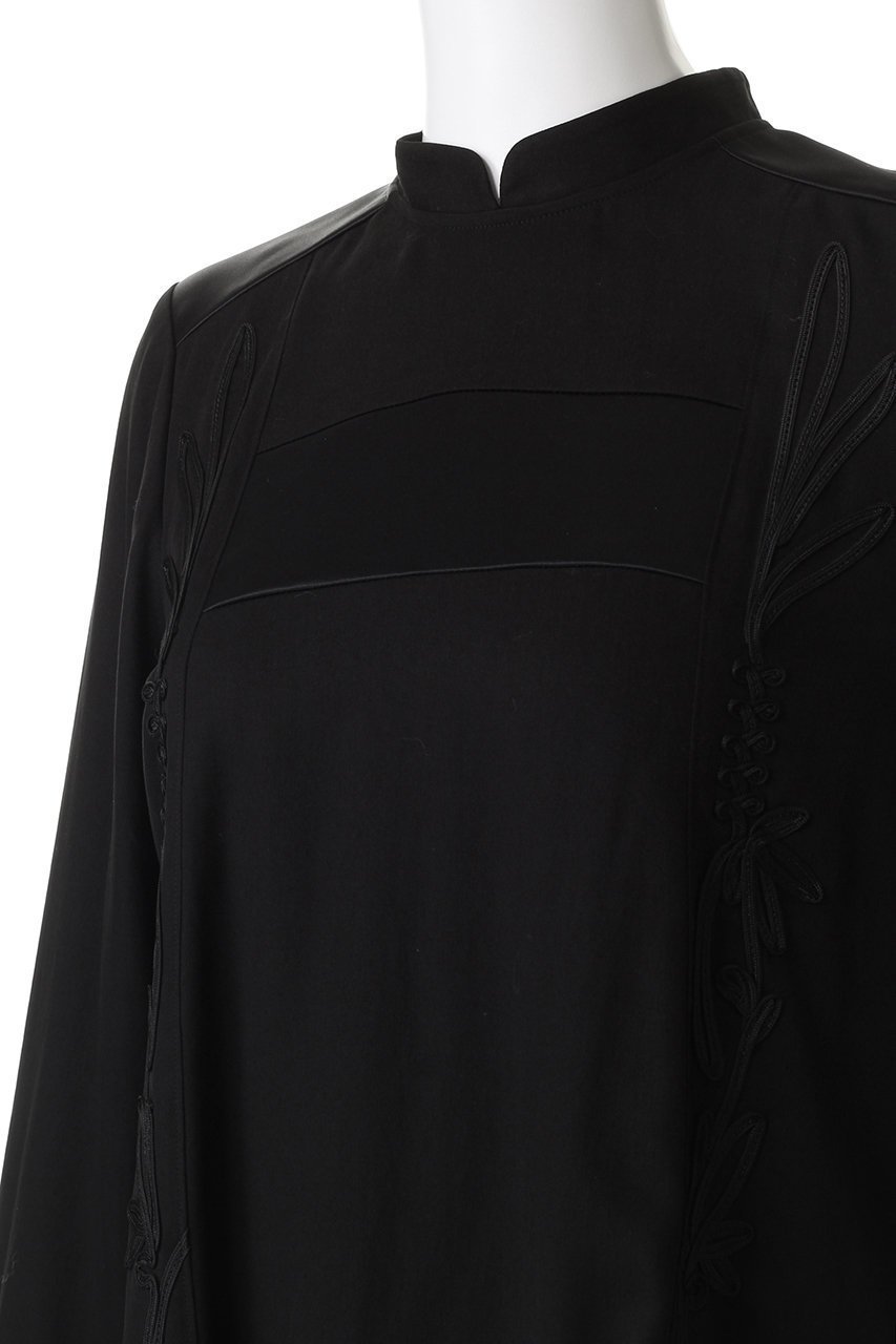 【ロキト/LOKITHO】のコード エンブロイダリー トップス 人気、トレンドファッション・服の通販 founy(ファニー) 　ファッション　Fashion　レディースファッション　Fashion for Women　トップス・カットソー　Cut & Sew Tops　シャツ・ブラウス・オフィスカジュアル　Elegant Blouses & Button-Ups　エンブロイダリー　Embroidery Design　ギャザー　Gathered, Ruffled　クラシカル　Classical, Vintage-Inspired　スリーブ　Sleeve, Long Sleeve / Short Sleeve　フレア　Flare, Flared　マキシ　Maxi, Full Length　ロング　Long, Long-Length　エレガント 上品　Elegant　新作・新入荷　New Arrivals / New In　other-5|ID: prp329100004716572 ipo3291000000034078524