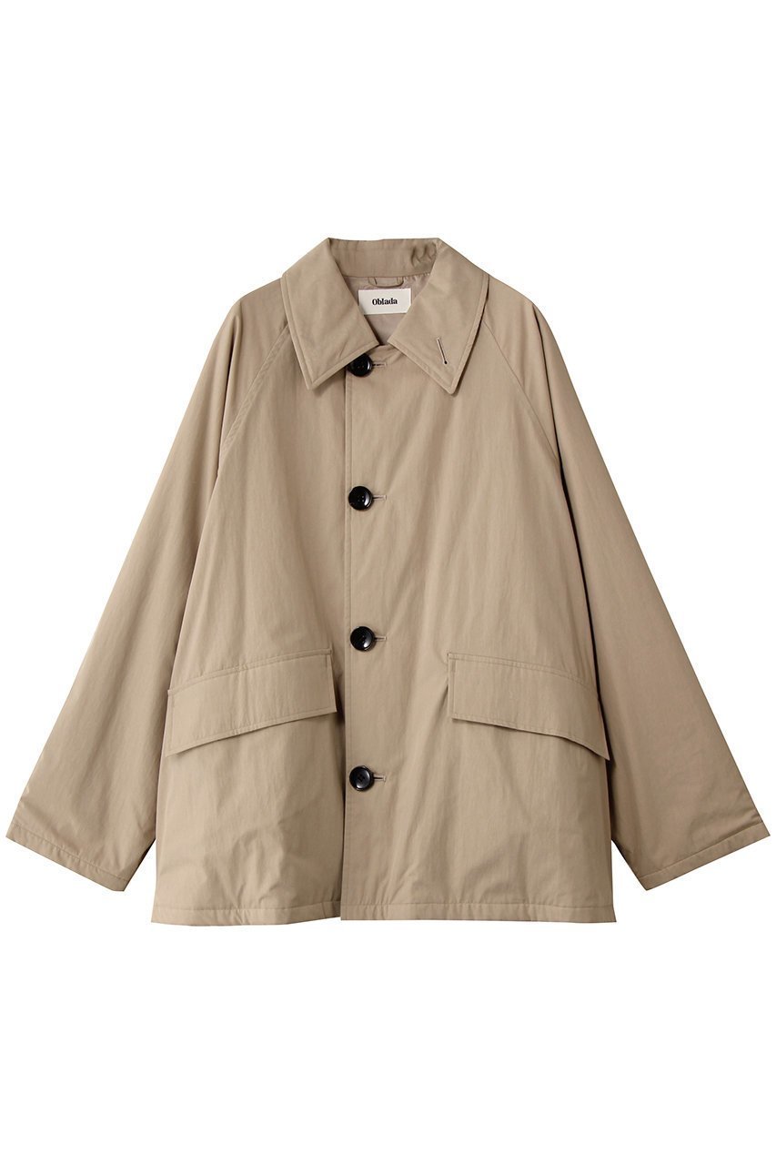 【オブラダ/Oblada】のFEATHER コートミニ インテリア・キッズ・メンズ・レディースファッション・服の通販 founy(ファニー) 　ファッション　Fashion　レディースファッション　Fashion for Women　アウター　Coat / Outerwear Collection　コート・ロングコート・ピーコート　Long Coats, Peacoats & More　ショート　Short, Short Length　シルク　Silk, 100% Silk　ミドル　Middle Length, Mid Height　定番　Standard, Basic Item　新作・新入荷　New Arrivals / New In　ベージュ|ID: prp329100004716573 ipo3291000000034078526