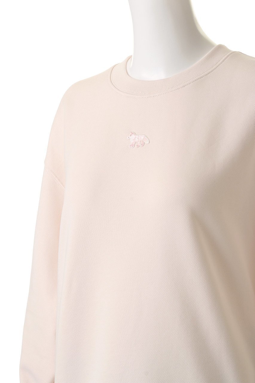 【メゾン キツネ/MAISON KITSUNE】のBABY FOX オーバーサイズ スウェット シャツ 人気、トレンドファッション・服の通販 founy(ファニー) 　ファッション　Fashion　レディースファッション　Fashion for Women　トップス・カットソー　Cut & Sew Tops　シャツ・ブラウス・オフィスカジュアル　Elegant Blouses & Button-Ups　レディースパーカー・カジュアルフーディー　Casual Hoodies & Sweatshirts　ロングTシャツ・Tシャツ　Longline T-Shirts & Tees　スウェット・クルーネックトップス　Sweatshirts & Crewnecks / Relaxed Fit Sweat Tops　カットソー・ベーシックTシャツ　Cut-and-Sewn Tops / Stretch Tees & Basics　スウェット / スエット　Sweatshirt, Sweatwear　フォックス　Fox, Fox Fur　フロント　Front, Front Design　ベビー　Baby, Babywear　ボトム　Bottoms, Lower Wear　リラックス　Relax, Relaxed Fit　other-5|ID: prp329100004716576 ipo3291000000035778255