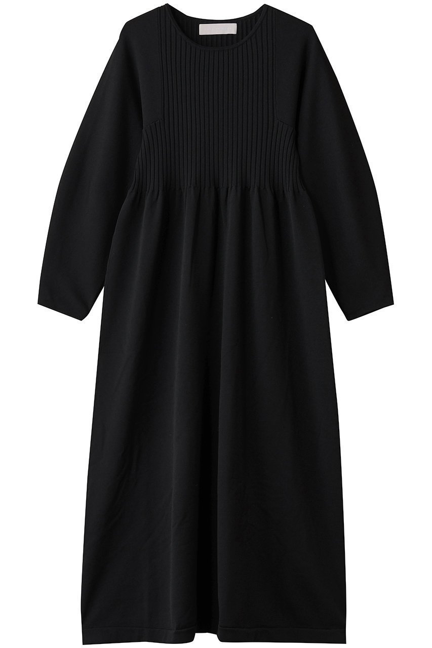 【マリリンムーン/MARILYN MOON】のポリエステルニットドレス 人気、トレンドファッション・服の通販 founy(ファニー) 　ファッション　Fashion　レディースファッション　Fashion for Women　ワンピース　Dresses　フォーマル・パーティードレス・結婚式用ドレス　Elegant & Casual Dresses　チュニック　Tunic Tops & Dresses　カーディガン　Cardigan, Knitwear　ジャケット　Jacket, Outerwear　チュニック　Tunic, Long Top　ドレス　Dress, One-Piece　ロング　Long, Long-Length　エレガント 上品　Elegant　新作・新入荷　New Arrivals / New In　 other-1|ID: prp329100004716579 ipo3291000000034078572
