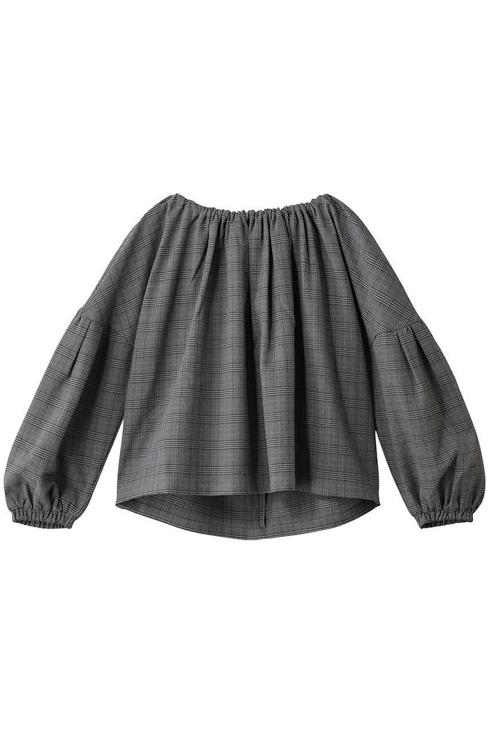 【マリリンムーン/MARILYN MOON】のグレンチェック 2way ブラウス インテリア・キッズ・メンズ・レディースファッション・服の通販 founy(ファニー) https://founy.com/ ファッション Fashion レディースファッション Fashion for Women トップス・カットソー Cut & Sew Tops シャツ・ブラウス・オフィスカジュアル Elegant Blouses & Button-Ups おすすめ Recommended / Our Picks インナー Innerwear ギャザー Gathered, Ruffled クラシック Classic, Timeless Style シャーリング Shirring, Ruched スリーブ Sleeve, Long Sleeve / Short Sleeve チェック Check, Plaid, Tartan ハイネック High Neck, Mock Neck モダン Modern, Contemporary リボン Ribbon, Bow ロング Long, Long-Length 新作・新入荷 New Arrivals / New In |ID: prp329100004716580 ipo3291000000034078579