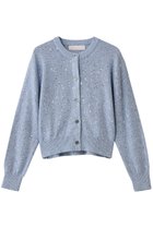 【マリリンムーン/MARILYN MOON】のコットンポリエステルスパンコールカーディガン ライトブルー|ID: prp329100004716583 ipo3291000000036135504