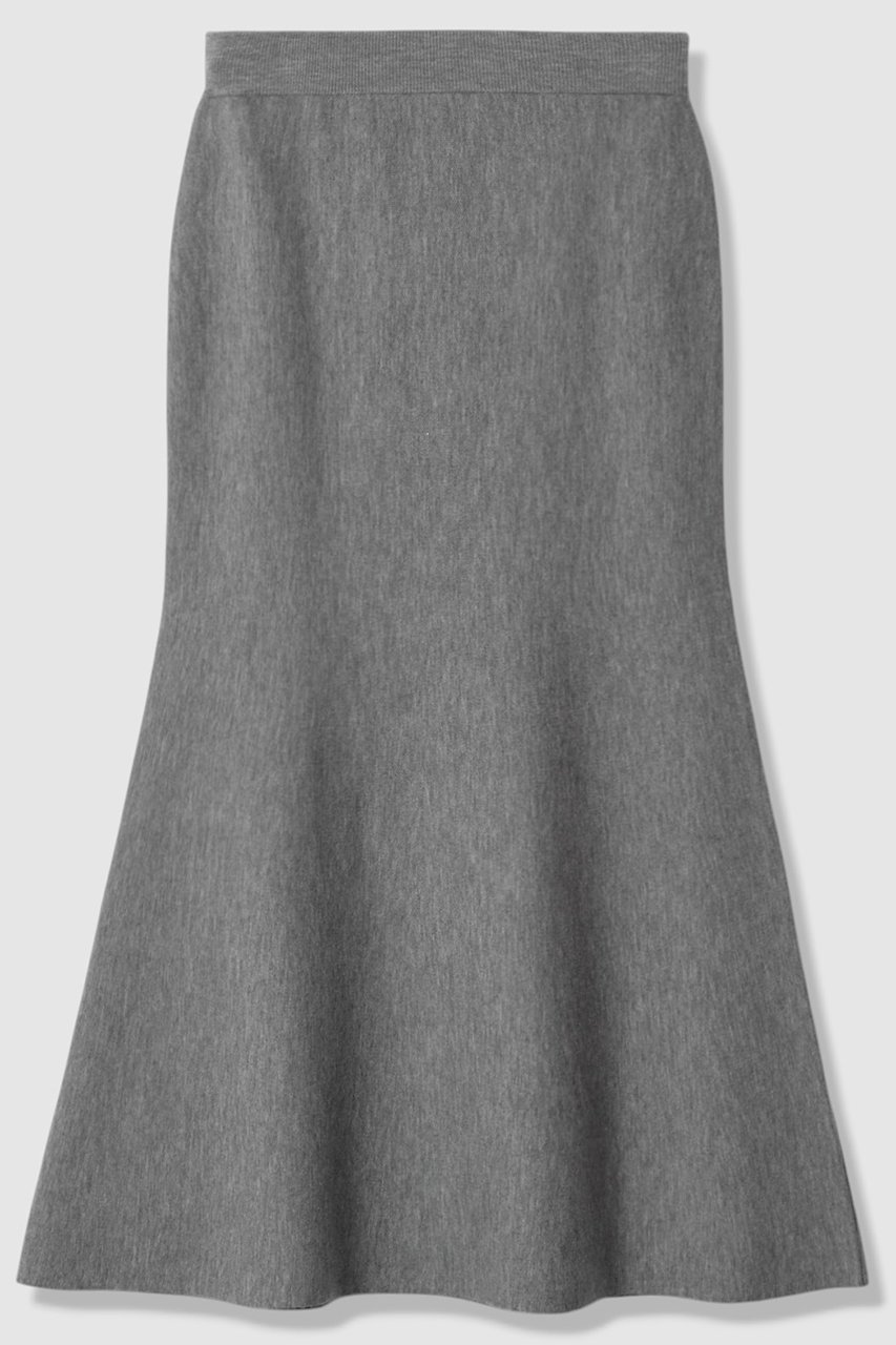 【アルアバイル/allureville】のウールWフェイスナローマーメイドスカート インテリア・キッズ・メンズ・レディースファッション・服の通販 founy(ファニー) 　ファッション　Fashion　レディースファッション　Fashion for Women　スカート　Skirts　ロングスカート　Long Skirts / Maxi & Midi Skirts　カーディガン　Cardigan, Knitwear　セットアップ　Set-Up, Coordinated Outfit　フィット　Fit, Slim Fit　マーメイド　Mermaid, Fishtail Silhouette　ロング　Long, Long-Length　冬　Winter / This Winter　新作・新入荷　New Arrivals / New In　A/W・秋冬　Autumn/Winter　グレー|ID: prp329100004716587 ipo3291000000034078640
