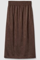 【アルアバイル/allureville】のフェイクスエードスカート ブラウン|ID: prp329100004716588 ipo3291000000036135512