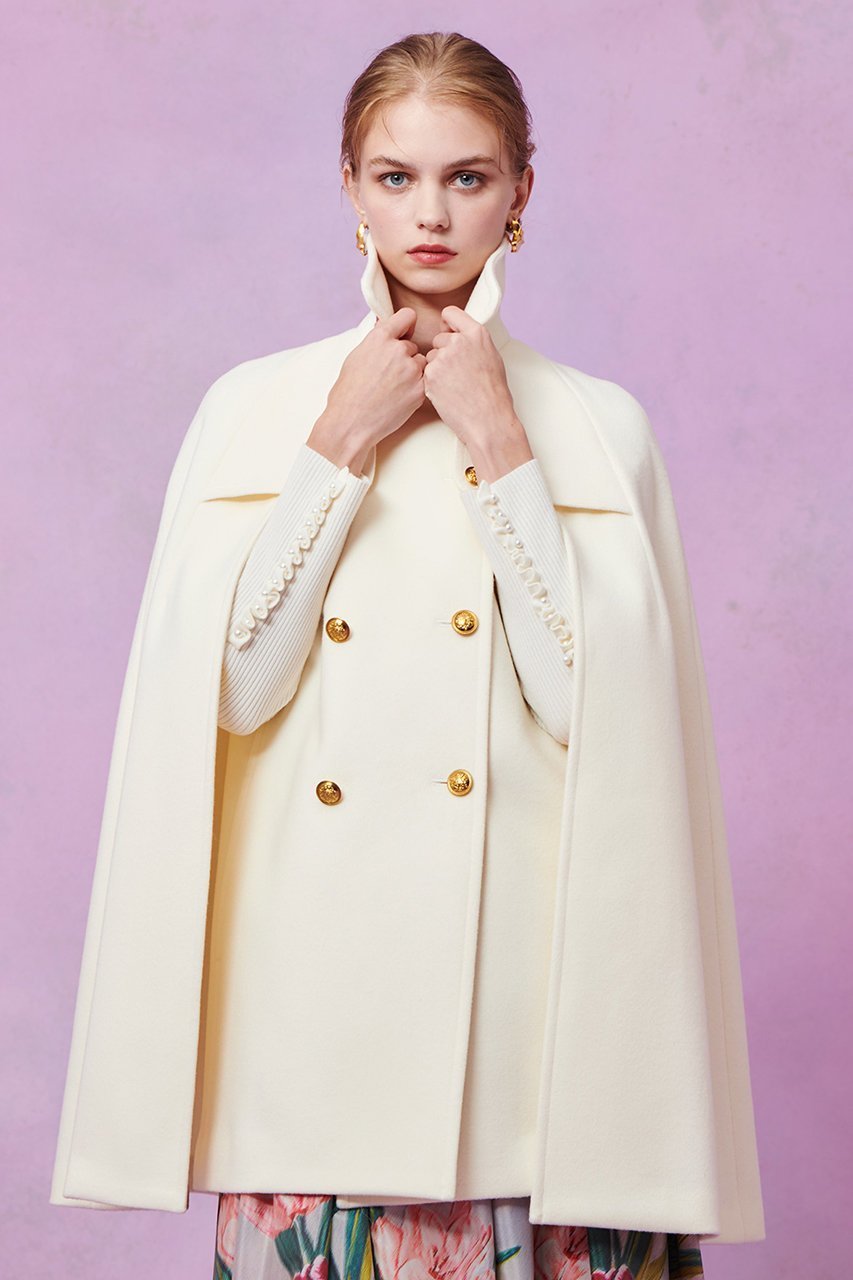 【アルアバイル/allureville】の【LOULOU WILLOUGHBY】シャルムビーバーケープコート 人気、トレンドファッション・服の通販 founy(ファニー) 　ファッション　Fashion　レディースファッション　Fashion for Women　アウター　Coat / Outerwear Collection　コート・ロングコート・ピーコート　Long Coats, Peacoats & More　おすすめ　Recommended / Our Picks　アンティーク　Antique-Inspired　リュクス　Luxury, Elegant, High-End, Chic　ロング　Long, Long-Length　other-8|ID: prp329100004716589 ipo3291000000036195536