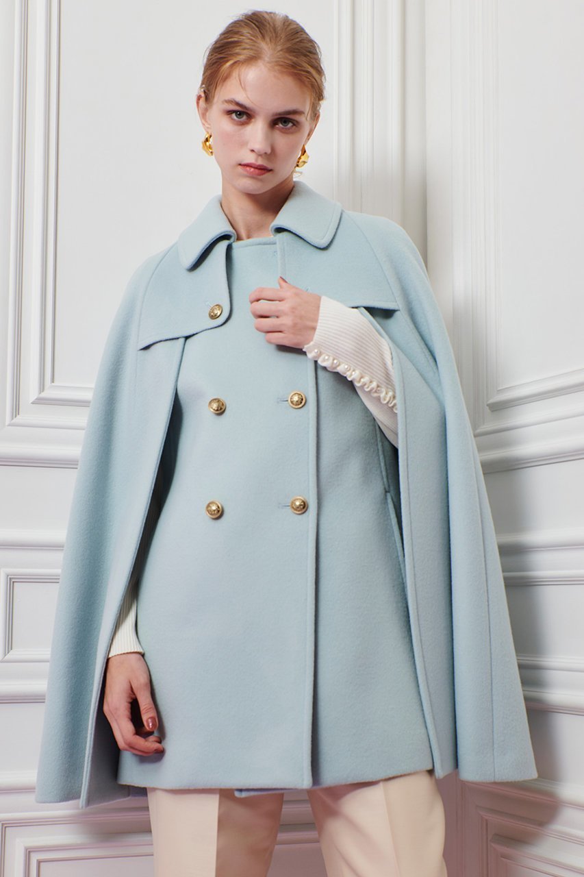 【アルアバイル/allureville】の【LOULOU WILLOUGHBY】シャルムビーバーケープコート 人気、トレンドファッション・服の通販 founy(ファニー) 　ファッション　Fashion　レディースファッション　Fashion for Women　アウター　Coat / Outerwear Collection　コート・ロングコート・ピーコート　Long Coats, Peacoats & More　おすすめ　Recommended / Our Picks　アンティーク　Antique-Inspired　リュクス　Luxury, Elegant, High-End, Chic　ロング　Long, Long-Length　other-4|ID: prp329100004716589 ipo3291000000036218881