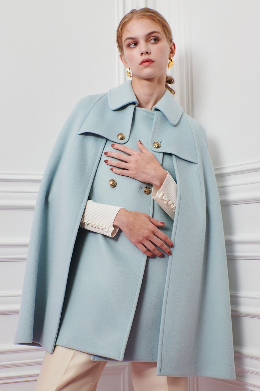 【アルアバイル/allureville】の【LOULOU WILLOUGHBY】シャルムビーバーケープコート 人気、トレンドファッション・服の通販 founy(ファニー) 　ファッション　Fashion　レディースファッション　Fashion for Women　アウター　Coat / Outerwear Collection　コート・ロングコート・ピーコート　Long Coats, Peacoats & More　おすすめ　Recommended / Our Picks　アンティーク　Antique-Inspired　リュクス　Luxury, Elegant, High-End, Chic　ロング　Long, Long-Length　other-6|ID: prp329100004716589 ipo3291000000036218883