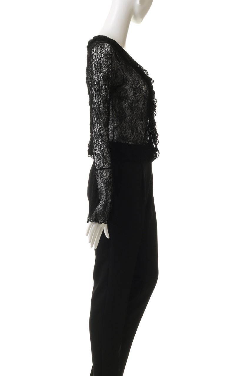 【アルアバイル/allureville】の【Loulou Willoughby】レーシーカットプルオーバー 人気、トレンドファッション・服の通販 founy(ファニー) 　ファッション　Fashion　レディースファッション　Fashion for Women　トップス・カットソー　Cut & Sew Tops　シャツ・ブラウス・オフィスカジュアル　Elegant Blouses & Button-Ups　カジュアルプルオーバー・ニットトップス　Pullovers & Knit Tops / Casual Pullovers　エレガント 上品　Elegant　スリーブ　Sleeve, Long Sleeve / Short Sleeve　フリル　Frill, Ruffle　フレア　Flare, Flared　フロント　Front, Front Design　レース　Lace, Lace Fabric　ロング　Long, Long-Length　新作・新入荷　New Arrivals / New In　other-3|ID: prp329100004716591 ipo3291000000034078674