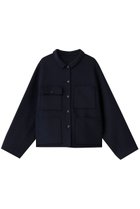 【ミズイロ インド/mizuiro ind】のwool utility JK ジャケット navy|ID: prp329100004716594 ipo3291000000034078695