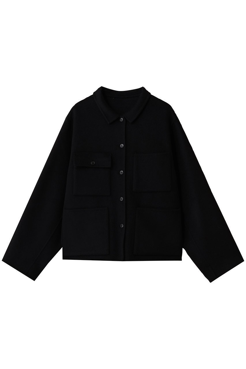 【ミズイロ インド/mizuiro ind】のwool utility JK ジャケット インテリア・キッズ・メンズ・レディースファッション・服の通販 founy(ファニー) 　ファッション　Fashion　レディースファッション　Fashion for Women　アウター　Coat / Outerwear Collection　レディースジャケット・軽アウター　Jackets　おすすめ　Recommended / Our Picks　ショート　Short, Short Length　ジャケット　Jacket, Outerwear　バランス　Balance, Style Balance　ポケット　Pocket, Pocket Detail　ワーク　Workwear, Utility Style　新作・新入荷　New Arrivals / New In　black|ID: prp329100004716594 ipo3291000000034078696