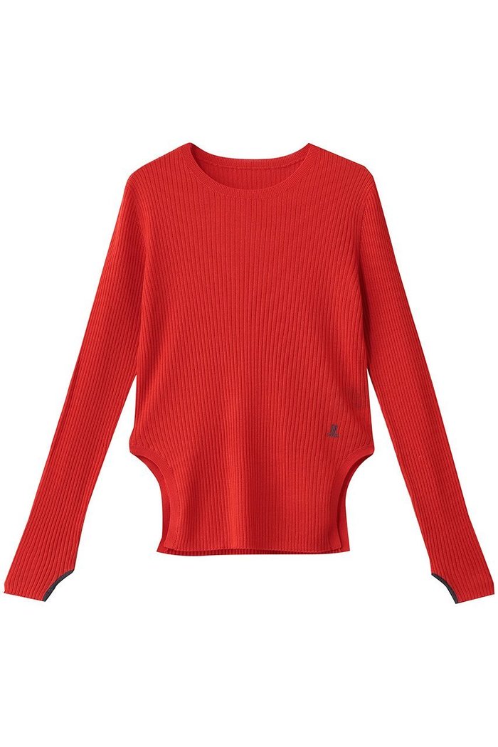 【ランバン オン ブルー/LANVIN en Bleu】のカラーポイントクルーネックリブニット インテリア・キッズ・メンズ・レディースファッション・服の通販 founy(ファニー) https://founy.com/ ファッション Fashion レディースファッション Fashion for Women トップス・カットソー Cut & Sew Tops ニット Knit Tops & Sweaters カジュアルプルオーバー・ニットトップス Pullovers & Knit Tops / Casual Pullovers インナー Innerwear 定番 Standard, Basic Item 無地 Plain, Solid Color |ID: prp329100004716597 ipo3291000000036242906