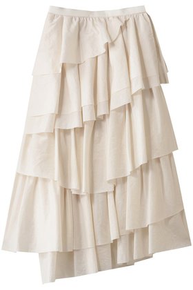 【ランバン オン ブルー/LANVIN en Bleu】 ランダムティアードフリルスカート人気、トレンドファッション・服の通販 founy(ファニー) ファッション Fashion レディースファッション Fashion for Women スカート Skirts ロングスカート Long Skirts / Maxi & Midi Skirts シンプル Simple, Minimal パーティ Party, Party Style ランダム Random, Irregular ロング Long, Long-Length |ID:prp329100004716604