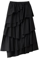 【ランバン オン ブルー/LANVIN en Bleu】のランダムティアードフリルスカート ブラック|ID: prp329100004716604 ipo3291000000035512751