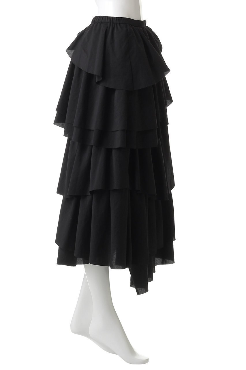 【ランバン オン ブルー/LANVIN en Bleu】のランダムティアードフリルスカート 人気、トレンドファッション・服の通販 founy(ファニー) 　ファッション　Fashion　レディースファッション　Fashion for Women　スカート　Skirts　ロングスカート　Long Skirts / Maxi & Midi Skirts　シンプル　Simple, Minimal　パーティ　Party, Party Style　ランダム　Random, Irregular　ロング　Long, Long-Length　other-3|ID: prp329100004716604 ipo3291000000035512753