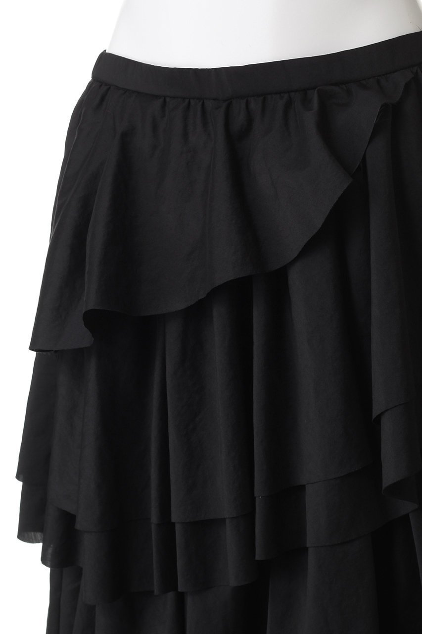 【ランバン オン ブルー/LANVIN en Bleu】のランダムティアードフリルスカート 人気、トレンドファッション・服の通販 founy(ファニー) 　ファッション　Fashion　レディースファッション　Fashion for Women　スカート　Skirts　ロングスカート　Long Skirts / Maxi & Midi Skirts　シンプル　Simple, Minimal　パーティ　Party, Party Style　ランダム　Random, Irregular　ロング　Long, Long-Length　other-5|ID: prp329100004716604 ipo3291000000035512755