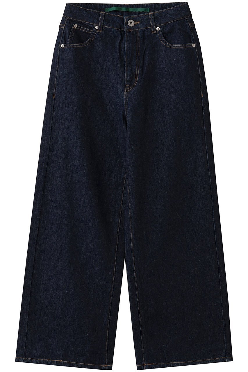【ランバン オン ブルー/LANVIN en Bleu】のストレートデニム インテリア・キッズ・メンズ・レディースファッション・服の通販 founy(ファニー) 　ファッション　Fashion　レディースファッション　Fashion for Women　パンツ　Pants & Trousers　デニムパンツ・ジーンズ・美脚デニム　Denim Jeans & Pants　ジャケット　Jacket, Outerwear　ストレート　Straight, Straight Cut　デニム　Denim, Jeans Material　フェミニン　Feminine, Girly　マニッシュ　Mannish, Boyish　新作・新入荷　New Arrivals / New In　ネイビー|ID: prp329100004716605 ipo3291000000034078792