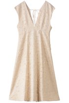 【ランバン オン ブルー/LANVIN en Bleu】のハンドカットジャガードワンピース ベージュ|ID:prp329100004716607