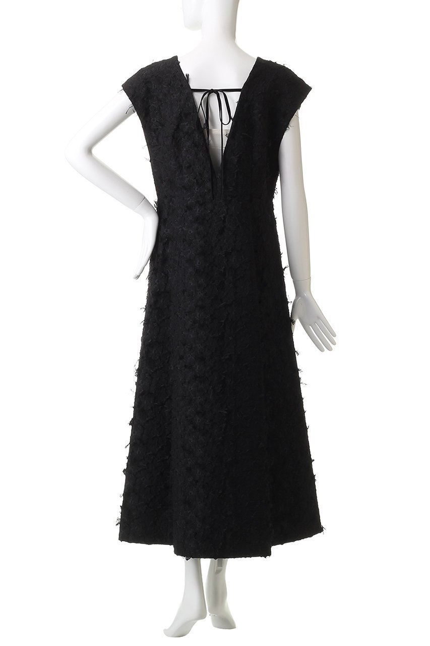 【ランバン オン ブルー/LANVIN en Bleu】のハンドカットジャガードワンピース 人気、トレンドファッション・服の通販 founy(ファニー) 　ファッション　Fashion　レディースファッション　Fashion for Women　ワンピース　Dresses　チュニック　Tunic Tops & Dresses　エレガント 上品　Elegant　シンプル　Simple, Minimal　ジャカード／ジャガード　Jacquard, Woven Pattern　チュニック　Tunic, Long Top　リュクス　Luxury, Elegant, High-End, Chic　ロング　Long, Long-Length　other-4|ID: prp329100004716607 ipo3291000000035617364