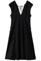 【ランバン オン ブルー/LANVIN en Bleu】のハンドカットジャガードワンピース ブラック|ID: prp329100004716607 ipo3291000000036135527