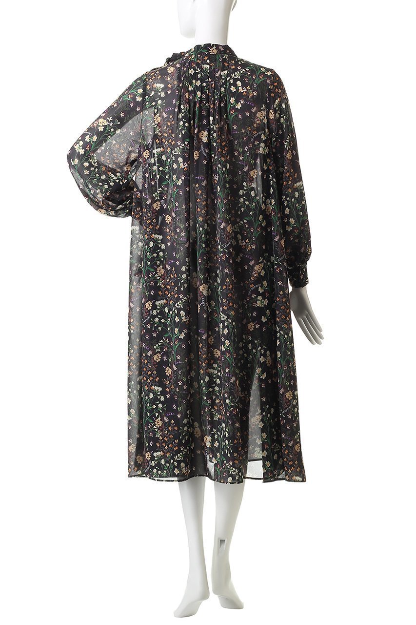 【ランバン オン ブルー/LANVIN en Bleu】のAUBE & BRUMEワンピース 人気、トレンドファッション・服の通販 founy(ファニー) 　ファッション　Fashion　レディースファッション　Fashion for Women　ワンピース　Dresses　チュニック　Tunic Tops & Dresses　チュニック　Tunic, Long Top　ドレープ　Drape, Draping Fabric　パーティ　Party, Party Style　プリント　Print, Printed Pattern　ロング　Long, Long-Length　新作・新入荷　New Arrivals / New In　other-4|ID: prp329100004716609 ipo3291000000034078828