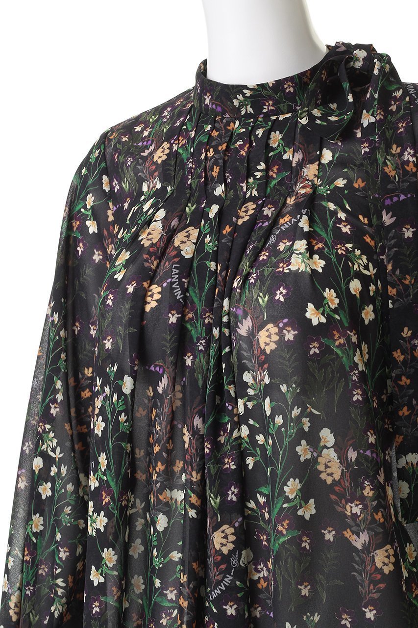 【ランバン オン ブルー/LANVIN en Bleu】のAUBE & BRUMEワンピース 人気、トレンドファッション・服の通販 founy(ファニー) 　ファッション　Fashion　レディースファッション　Fashion for Women　ワンピース　Dresses　チュニック　Tunic Tops & Dresses　チュニック　Tunic, Long Top　ドレープ　Drape, Draping Fabric　パーティ　Party, Party Style　プリント　Print, Printed Pattern　ロング　Long, Long-Length　新作・新入荷　New Arrivals / New In　other-5|ID: prp329100004716609 ipo3291000000034078829
