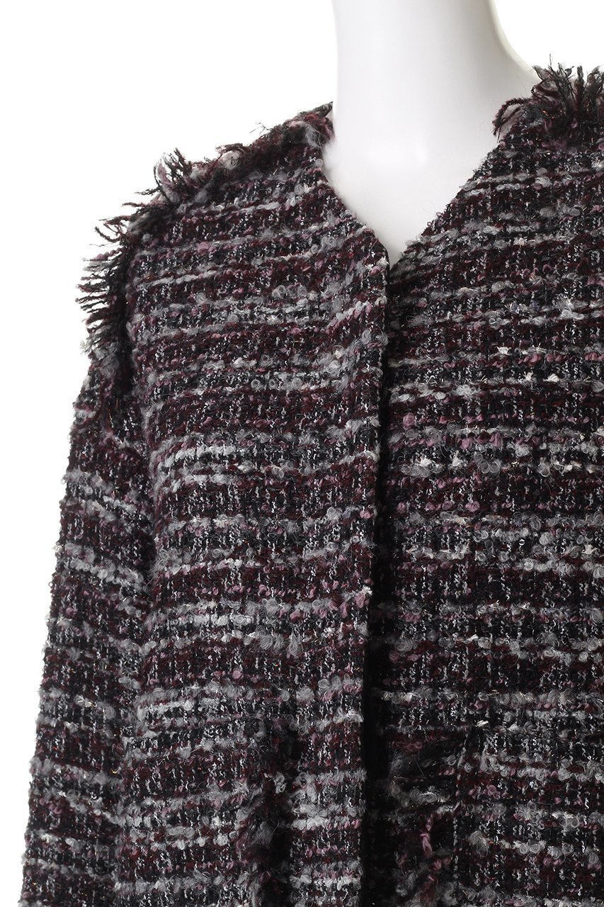 【デパリエ/DEPAREILLE】のミックスツイードジャケット 人気、トレンドファッション・服の通販 founy(ファニー) 　ファッション　Fashion　レディースファッション　Fashion for Women　アウター　Coat / Outerwear Collection　レディースジャケット・軽アウター　Jackets　おすすめ　Recommended / Our Picks　ジャケット　Jacket, Outerwear　ダウン　Down, Puffer　デニム　Denim, Jeans Material　フリンジ　Fringe, Tassel　エレガント 上品　Elegant　再入荷　Restock / Back in Stock　other-5|ID: prp329100004716610 ipo3291000000035870062