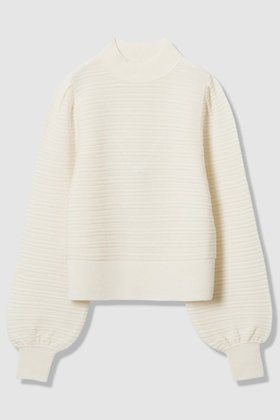 【アナイ/ANAYI】 リップルタックパフ プルオーバー人気、トレンドファッション・服の通販 founy(ファニー) ファッション Fashion レディースファッション Fashion for Women トップス・カットソー Cut & Sew Tops ニット Knit Tops & Sweaters カジュアルプルオーバー・ニットトップス Pullovers & Knit Tops / Casual Pullovers コンパクト Compact, Small Size スリーブ Sleeve, Long Sleeve / Short Sleeve 新作・新入荷 New Arrivals / New In |ID:prp329100004716612