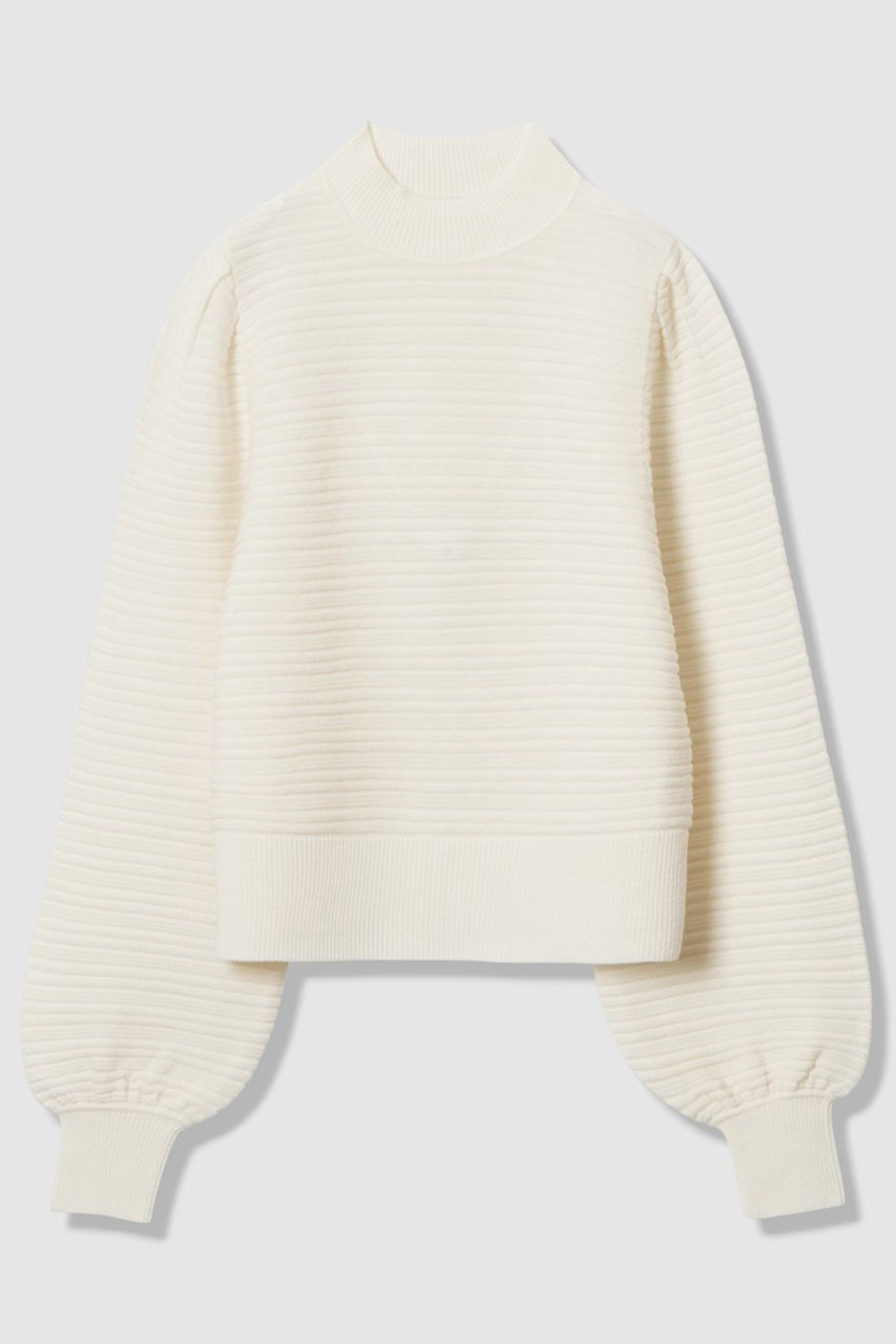 【アナイ/ANAYI】のリップルタックパフ プルオーバー 人気、トレンドファッション・服の通販 founy(ファニー) 　ファッション　Fashion　レディースファッション　Fashion for Women　トップス・カットソー　Cut & Sew Tops　ニット　Knit Tops & Sweaters　カジュアルプルオーバー・ニットトップス　Pullovers & Knit Tops / Casual Pullovers　コンパクト　Compact, Small Size　スリーブ　Sleeve, Long Sleeve / Short Sleeve　新作・新入荷　New Arrivals / New In　 other-1|ID: prp329100004716612 ipo3291000000034078856