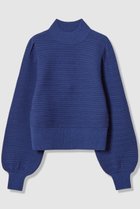 【アナイ/ANAYI】のリップルタックパフ プルオーバー 人気、トレンドファッション・服の通販 founy(ファニー) ファッション Fashion レディースファッション Fashion for Women トップス・カットソー Cut & Sew Tops ニット Knit Tops & Sweaters カジュアルプルオーバー・ニットトップス Pullovers & Knit Tops / Casual Pullovers コンパクト Compact, Small Size スリーブ Sleeve, Long Sleeve / Short Sleeve 新作・新入荷 New Arrivals / New In thumbnail ブルー|ID: prp329100004716612 ipo3291000000034078862