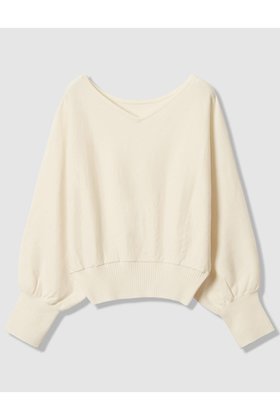 【アナイ/ANAYI】 リブウエストドルマン プルオーバー人気、トレンドファッション・服の通販 founy(ファニー) ファッション Fashion レディースファッション Fashion for Women トップス・カットソー Cut & Sew Tops ニット Knit Tops & Sweaters カジュアルプルオーバー・ニットトップス Pullovers & Knit Tops / Casual Pullovers おすすめ Recommended / Our Picks イタリア Italy ストレッチ Stretch, Stretchy Fabric ストレート Straight, Straight Cut パターン Pattern, Design Print ラウンド Round, Round Neck ワイド Wide, Wide Fit 新作・新入荷 New Arrivals / New In |ID:prp329100004716616
