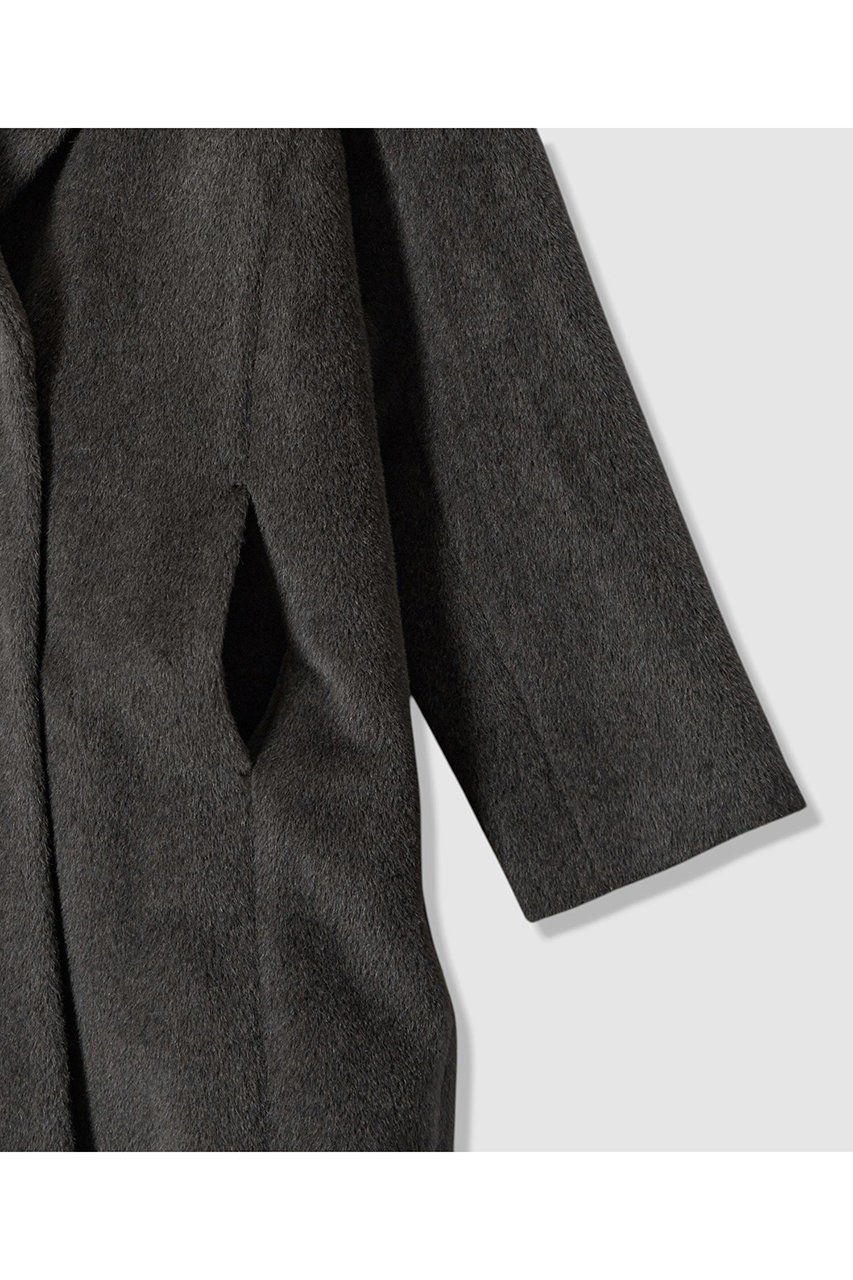 【アナイ/ANAYI】のアルパカシャギーテーラーコート 人気、トレンドファッション・服の通販 founy(ファニー) 　ファッション　Fashion　レディースファッション　Fashion for Women　アウター　Coat / Outerwear Collection　コート・ロングコート・ピーコート　Long Coats, Peacoats & More　なめらか　Smooth, Silky Texture　エレガント 上品　Elegant　ショール　Shawl, Wrap　フラット　Flat, Flat Shoes　ロング　Long, Long-Length　冬　Winter / This Winter　定番　Standard, Basic Item　新作・新入荷　New Arrivals / New In　other-4|ID: prp329100004716620 ipo3291000000034078915