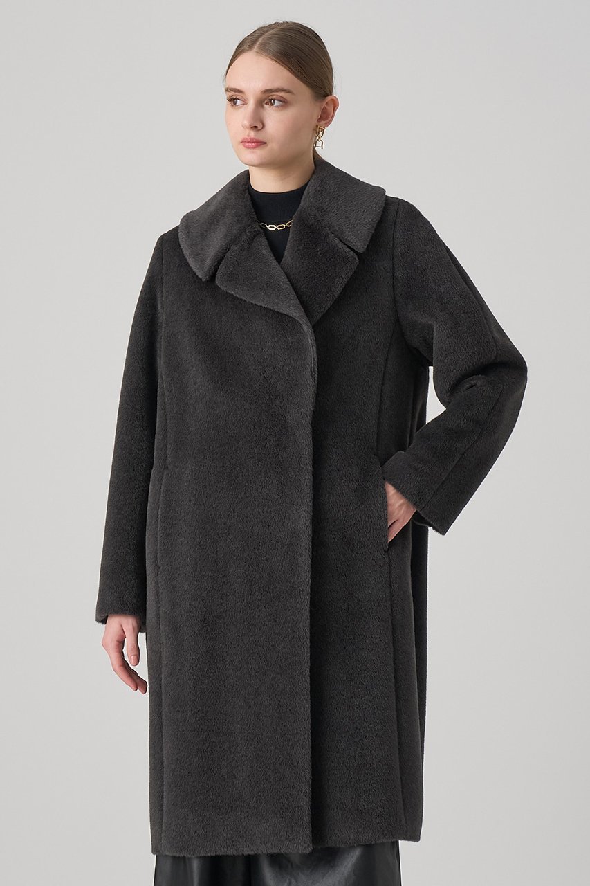 【アナイ/ANAYI】のアルパカシャギーテーラーコート 人気、トレンドファッション・服の通販 founy(ファニー) ファッション Fashion レディースファッション Fashion for Women アウター Coat / Outerwear Collection コート・ロングコート・ピーコート Long Coats, Peacoats & More なめらか Smooth, Silky Texture エレガント 上品 Elegant ショール Shawl, Wrap フラット Flat, Flat Shoes ロング Long, Long-Length 冬 Winter / This Winter 定番 Standard, Basic Item other-6|ID: prp329100004716620 ipo3291000000034229693