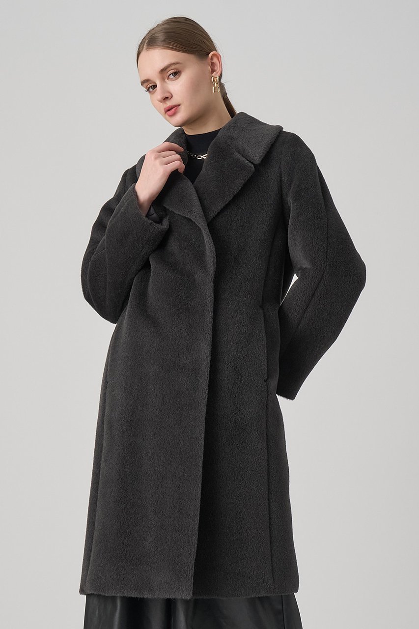 【アナイ/ANAYI】のアルパカシャギーテーラーコート 人気、トレンドファッション・服の通販 founy(ファニー) ファッション Fashion レディースファッション Fashion for Women アウター Coat / Outerwear Collection コート・ロングコート・ピーコート Long Coats, Peacoats & More なめらか Smooth, Silky Texture エレガント 上品 Elegant ショール Shawl, Wrap フラット Flat, Flat Shoes ロング Long, Long-Length 冬 Winter / This Winter 定番 Standard, Basic Item other-8|ID: prp329100004716620 ipo3291000000034229695