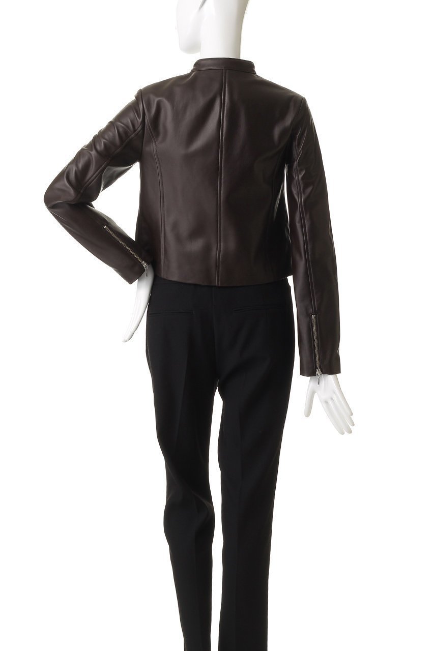 【アルアバイル/allureville】のスタンドカラーレザーライダースジャケット 人気、トレンドファッション・服の通販 founy(ファニー) ファッション Fashion レディースファッション Fashion for Women アウター Coat / Outerwear Collection レディースジャケット・軽アウター Jackets ライダースジャケット / レザースタイル Riders Jackets & Biker Style おすすめ Recommended / Our Picks コンパクト Compact, Small Size ジャケット Jacket, Outerwear スタンド Stand Collar, Upright Stand デニム Denim, Jeans Material バランス Balance, Style Balance フェミニン Feminine, Girly ボトム Bottoms, Lower Wear マニッシュ Mannish, Boyish ライダースジャケット Riders, Biker Jacket ワイド Wide, Wide Fit エレガント 上品 Elegant other-4|ID: prp329100004716621 ipo3291000000036167337