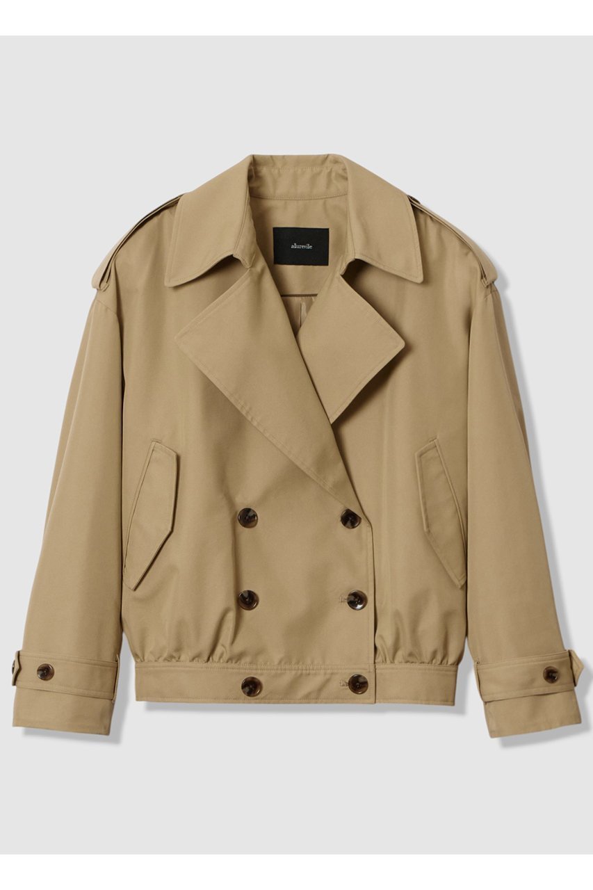 【アルアバイル/allureville】のT/Cトレンチブルゾン インテリア・キッズ・メンズ・レディースファッション・服の通販 founy(ファニー) 　ファッション　Fashion　レディースファッション　Fashion for Women　アウター　Coat / Outerwear Collection　レディースジャケット・軽アウター　Jackets　ブルゾンジャケット・スポーティアウター　Blouson Jackets　ジャケット　Jacket, Outerwear　ダブル　Double, Double-Breasted　トレンチ　Trench, Trench Coat　バランス　Balance, Style Balance　ブルゾン　Blouson, Bomber Jacket　エレガント 上品　Elegant　ベージュ|ID: prp329100004716623 ipo3291000000035870084