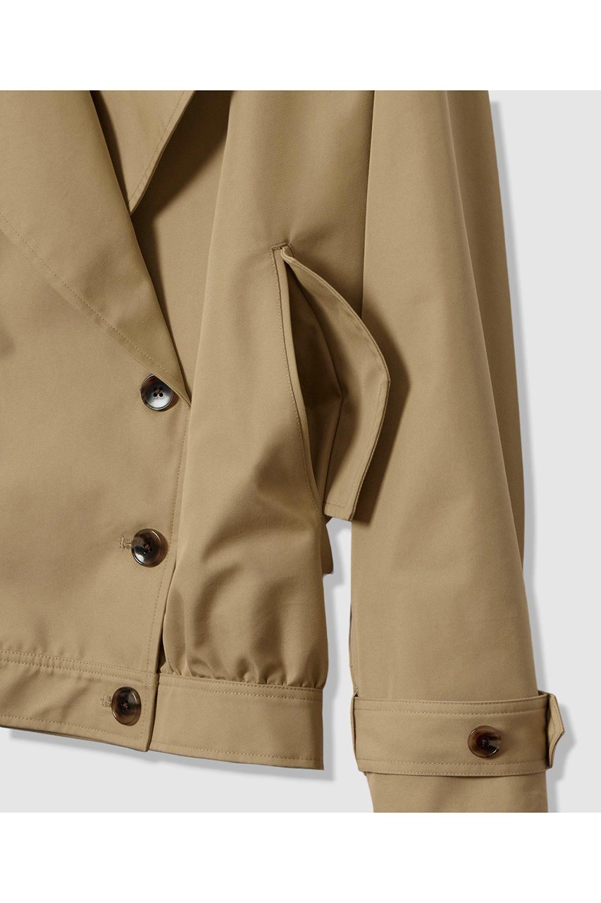 【アルアバイル/allureville】のT/Cトレンチブルゾン 人気、トレンドファッション・服の通販 founy(ファニー) 　ファッション　Fashion　レディースファッション　Fashion for Women　アウター　Coat / Outerwear Collection　レディースジャケット・軽アウター　Jackets　ブルゾンジャケット・スポーティアウター　Blouson Jackets　ジャケット　Jacket, Outerwear　ダブル　Double, Double-Breasted　トレンチ　Trench, Trench Coat　バランス　Balance, Style Balance　ブルゾン　Blouson, Bomber Jacket　エレガント 上品　Elegant　other-4|ID: prp329100004716623 ipo3291000000035870087