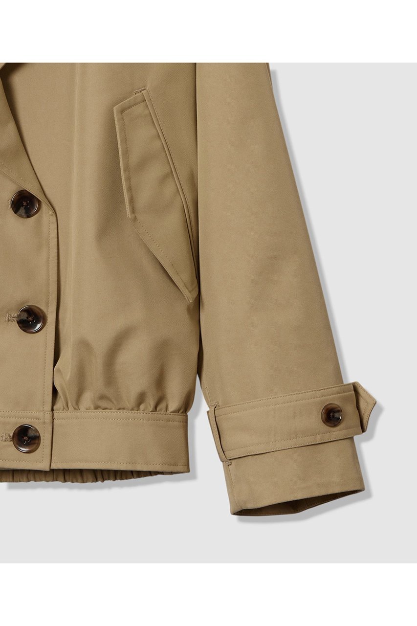 【アルアバイル/allureville】のT/Cトレンチブルゾン 人気、トレンドファッション・服の通販 founy(ファニー) 　ファッション　Fashion　レディースファッション　Fashion for Women　アウター　Coat / Outerwear Collection　レディースジャケット・軽アウター　Jackets　ブルゾンジャケット・スポーティアウター　Blouson Jackets　ジャケット　Jacket, Outerwear　ダブル　Double, Double-Breasted　トレンチ　Trench, Trench Coat　バランス　Balance, Style Balance　ブルゾン　Blouson, Bomber Jacket　エレガント 上品　Elegant　other-5|ID: prp329100004716623 ipo3291000000035870088