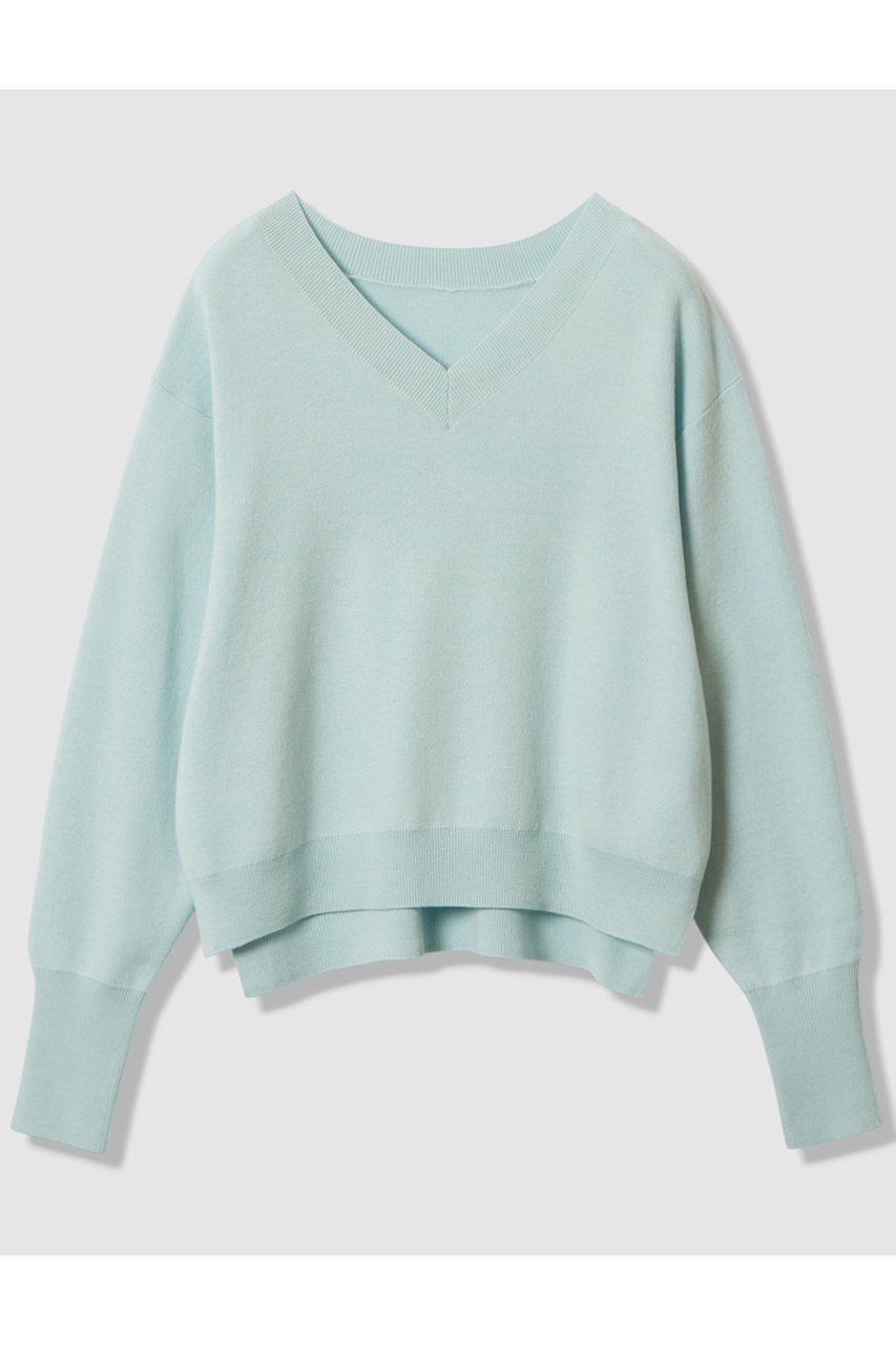 【アルアバイル/allureville】のウールスムース2WAYネックプルオーバー インテリア・キッズ・メンズ・レディースファッション・服の通販 founy(ファニー) 　ファッション　Fashion　レディースファッション　Fashion for Women　トップス・カットソー　Cut & Sew Tops　ニット　Knit Tops & Sweaters　カジュアルプルオーバー・ニットトップス　Pullovers & Knit Tops / Casual Pullovers　おすすめ　Recommended / Our Picks　なめらか　Smooth, Silky Texture　モノトーン　Monotone, Black and White　冬　Winter / This Winter　新作・新入荷　New Arrivals / New In　ミントグリーン|ID: prp329100004716624 ipo3291000000034078951