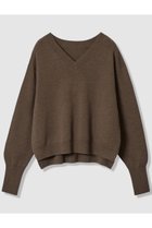 【アルアバイル/allureville】のウールスムース2WAYネックプルオーバー ダークブラウン|ID: prp329100004716624 ipo3291000000034078953